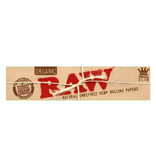 Mortalhas RAW King Size Slim Organic Hemp (caixa)