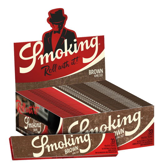 Mortalhas Smoking Brown King Size (caixa)