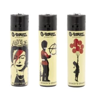 Isqueiros Clipper Banksy edition (caixa)