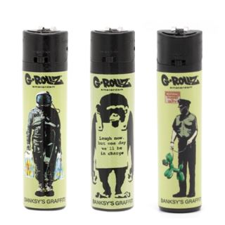 Isqueiros Clipper Banksy edition (caixa)